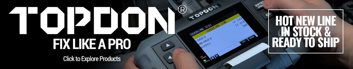 TOPDON Fix Like a Pro at National Tool Warehouse. In-Stock & Ready to Ship with Great Prices, Excellent Service, & FREE Shipping Over $75!