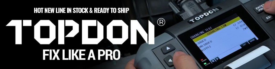 TOPDON Fix Like a Pro at National Tool Warehouse. In-Stock & Ready to Ship with Great Prices, Excellent Service, & FREE Shipping Over $75!