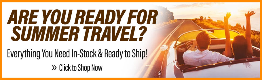 Are You Ready for Summer Travel? Find Everything You Need In-Stock & Ready to Ship with Great Prices, Excellent Service, & FREE Shipping Over $75 at National Tool Warehouse