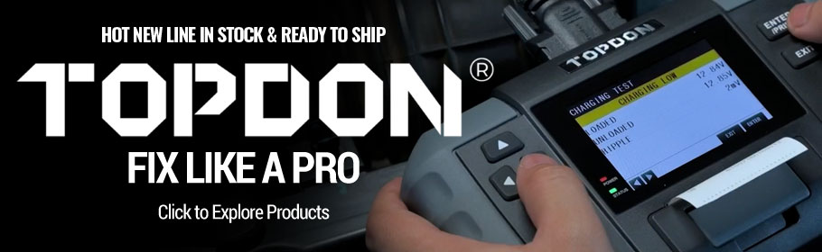 TOPDON Fix Like a Pro at National Tool Warehouse. In-Stock & Ready to Ship with Great Prices, Excellent Service, & FREE Shipping Over $75!